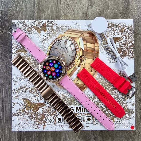 Smartwatch Feminino Mini Redondo