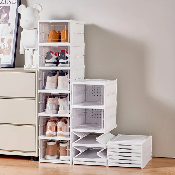 Caixa de Sapatos Modular Transparente
