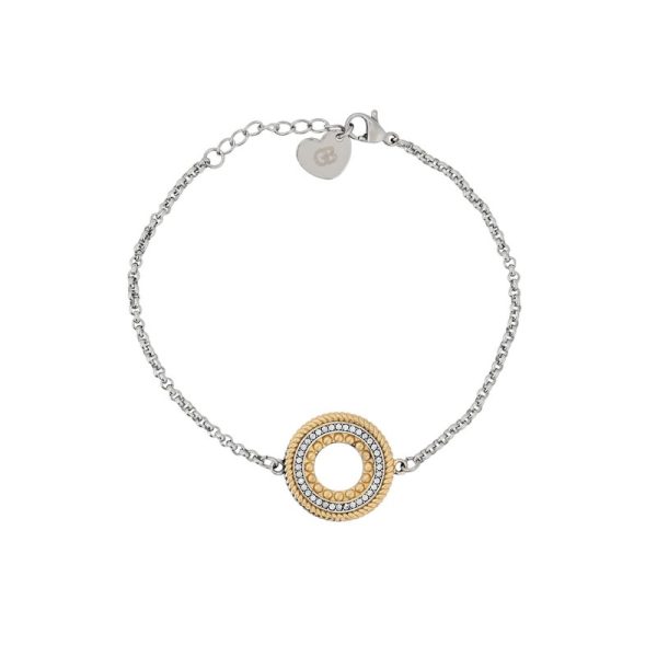 Pulseira Bicolor Aço